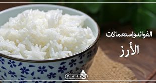 الفوائد واستعمالات الأرز